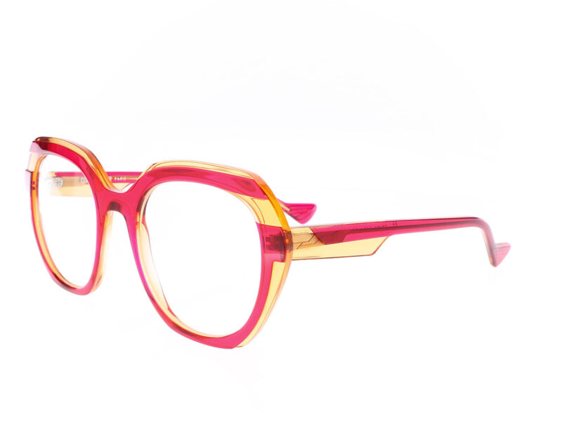 Caroline Abram Ode 796 DARK RASPBERRY / DARK PEACH - Rückansicht