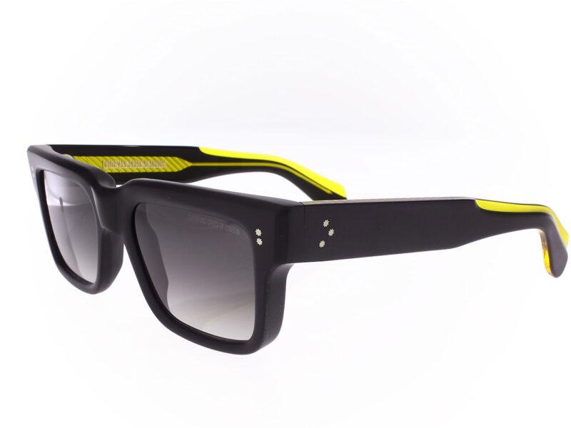 Cutler and Gross Hazienda 1403-01 Sun Black Matt on Shiny Yellow - Rückansicht