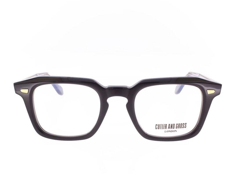 Cutler and Gross 1416 Square Black on Crystal