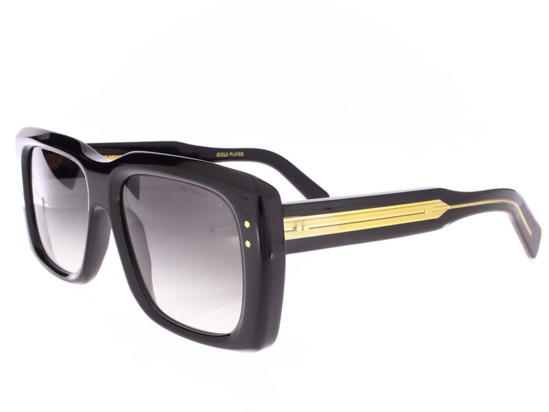Cutler and Gross 1418-01 Sun Black and 24K Gold Limited Edition - Rückansicht