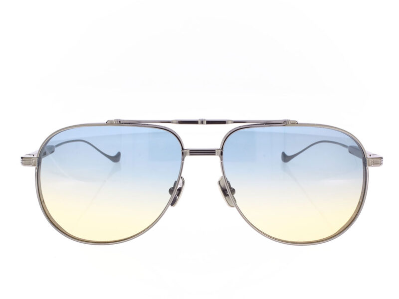 Cutler and Gross 1423 Sloane Aviator Sunglasses Gun Metal Limited 293/350