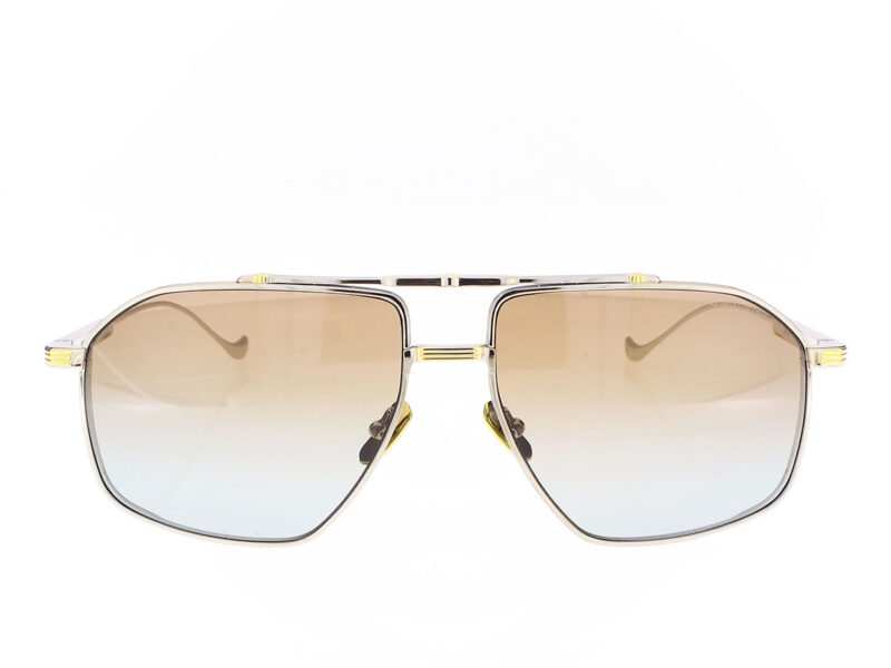 Cutler and Gross Kensington 1424 Aviator Sunglasses Silver/Gold Limited 216/350