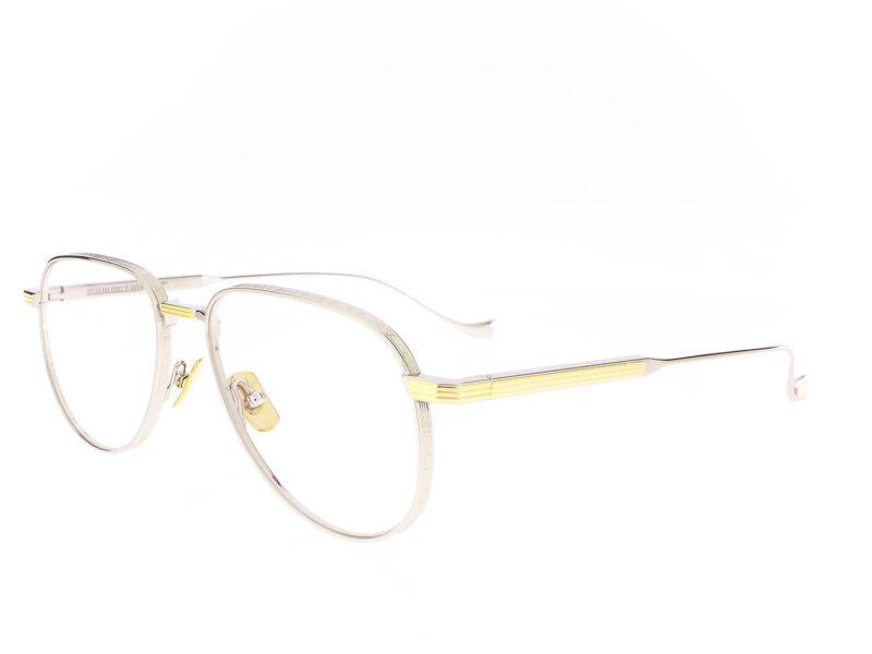 Cutler and Gross Pembroke 1429 Aviator Silver/Gold Limited 182/350 - Rückansicht