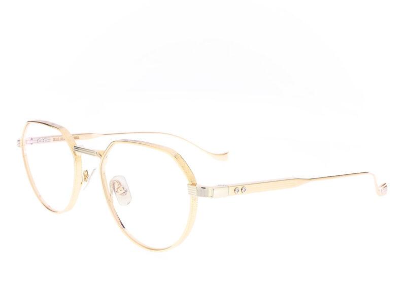 Cutler and Gross Knightsbridge Green Titanium Pelham 1430-03 Pink Gold / Silver Limited 77/350 - Rückansicht