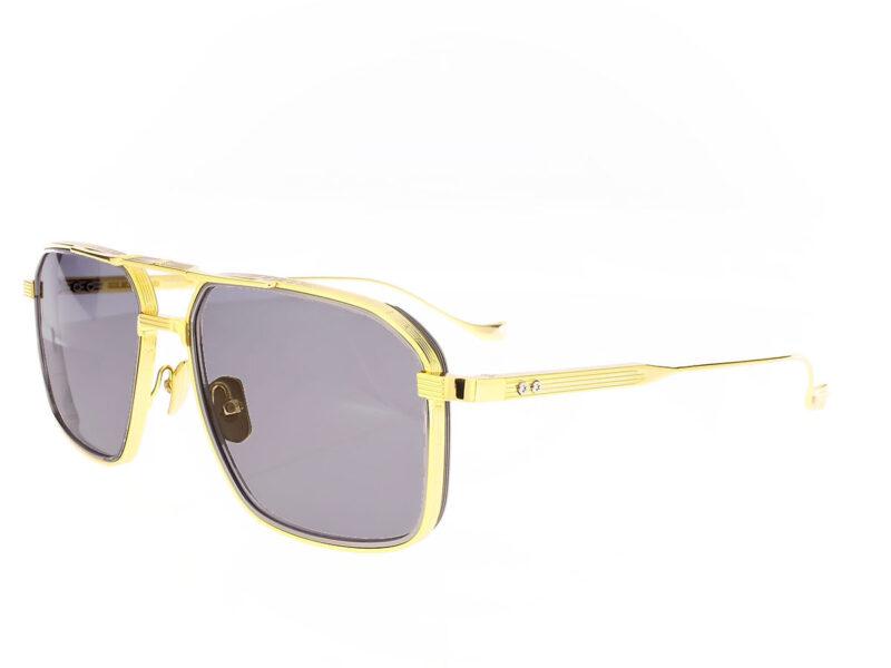 Cutler and Gross Kenightsbridge 1971 Photochromic Aviator Sunglasses Grey/Gold Limited 088/350 - Rückansicht