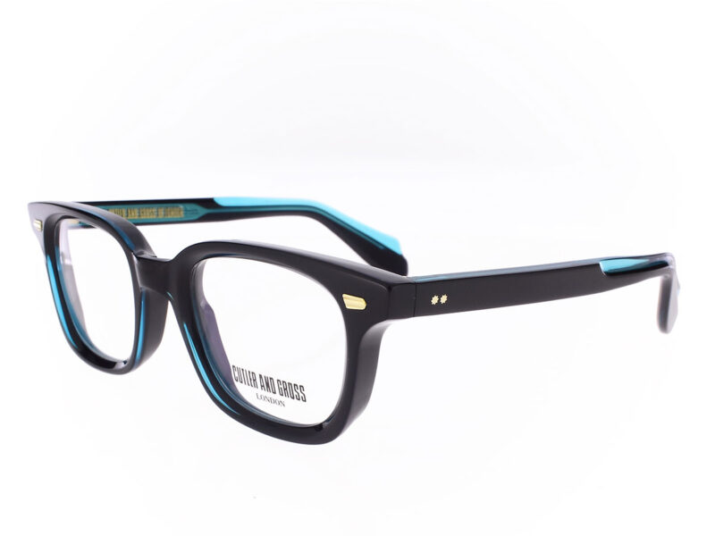 Cutler and Gross Hazienda 9521-01 Teal On Black - Rückansicht