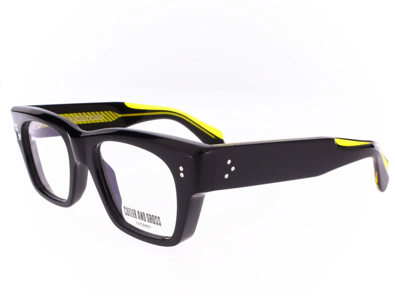 Cutler and Gross 9690-01 Yellow on Black - Rückansicht