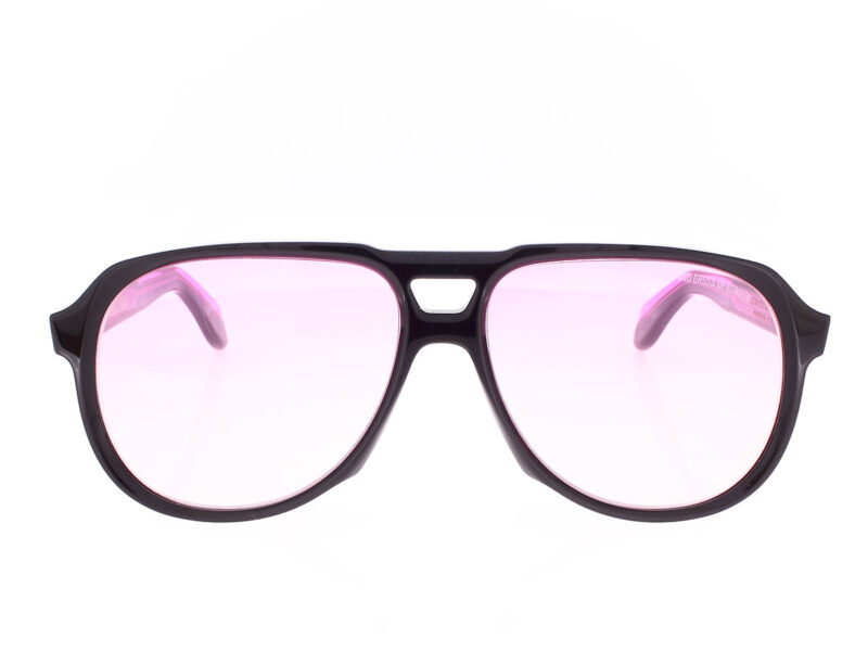 Cutler and Gross 9782-01 Sun Black on Pink