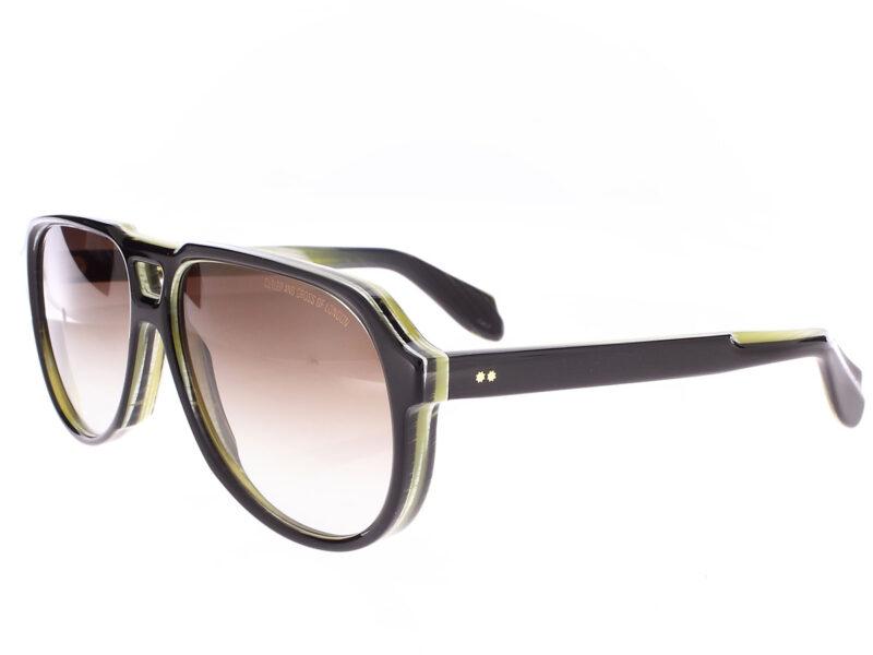 Cutler and Gross 9782-02 Sun Black on Horn - Rückansicht