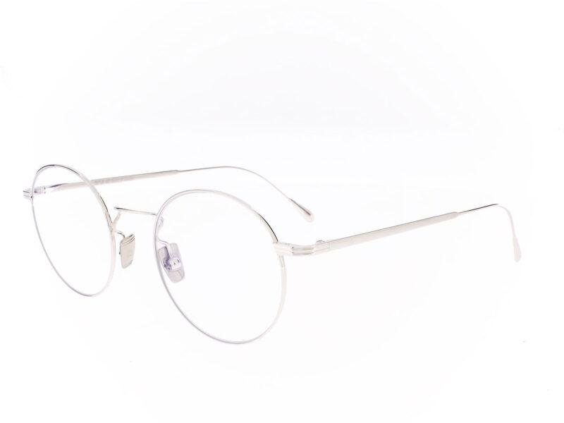 Cutler and Gross Aurum 0001 01 Panto optical glasses White Gold Rhodium 18K - Rückansicht