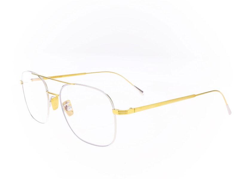 Cutler and Gross Aurum 0003 04 Aviator optical glasses Yellow Gold 24K + Rhodium 18K - Rückansicht
