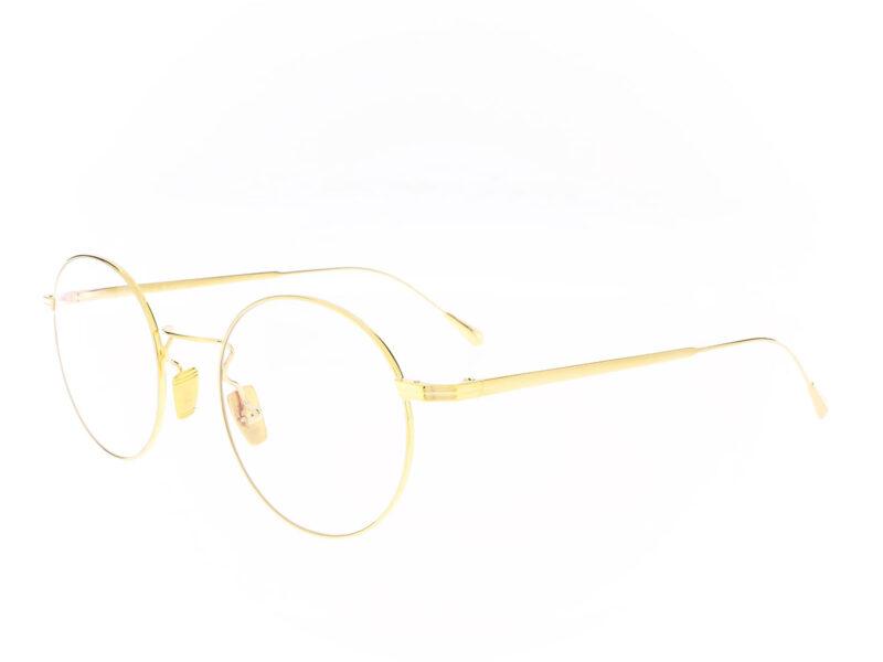 Cutler and Gross Aurum 0001 03 Panto optical glasses Gold 18K - Rückansicht