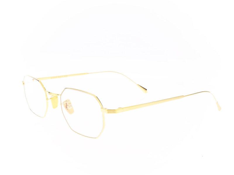 Cutler and Gross Aurum 0005 03 Square optical glasses Gold 18K - Rückansicht