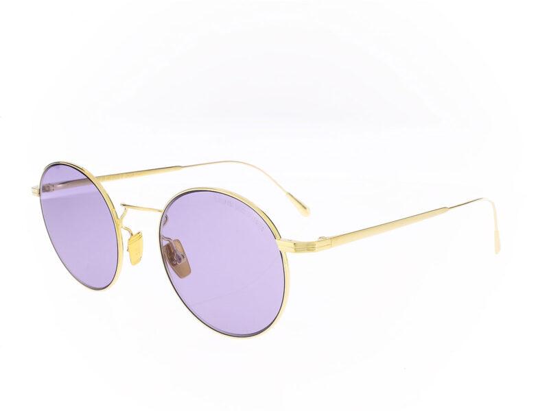 Cutler and Gross Aurum 0001 03 Panto sunglasses Gold 18K - Rückansicht