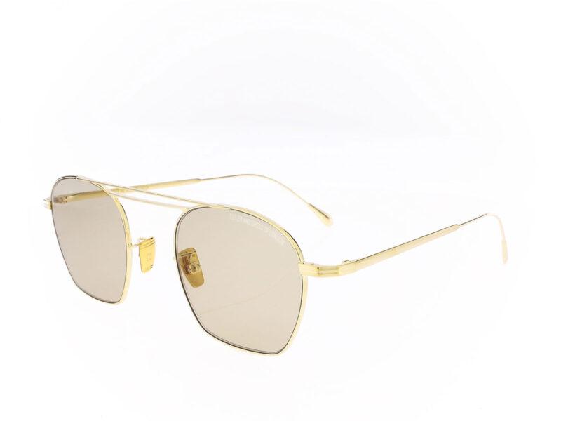 Cutler and Gross Aurum 0004 03 Panto abstract sunglasses Gold 18K - Rückansicht