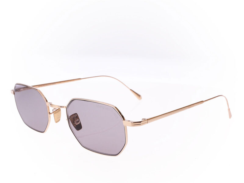 Cutler and Gross Aurum 0005 02 Square sunglasses Rose Gold 18K - Rückansicht