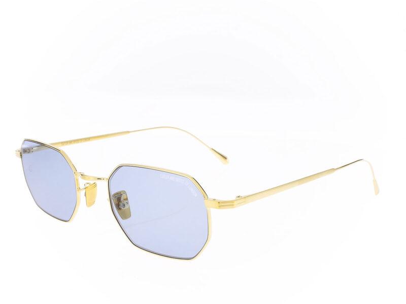 Cutler and Gross Aurum 0005 03 Square sunglasses Gold 18K - Rückansicht