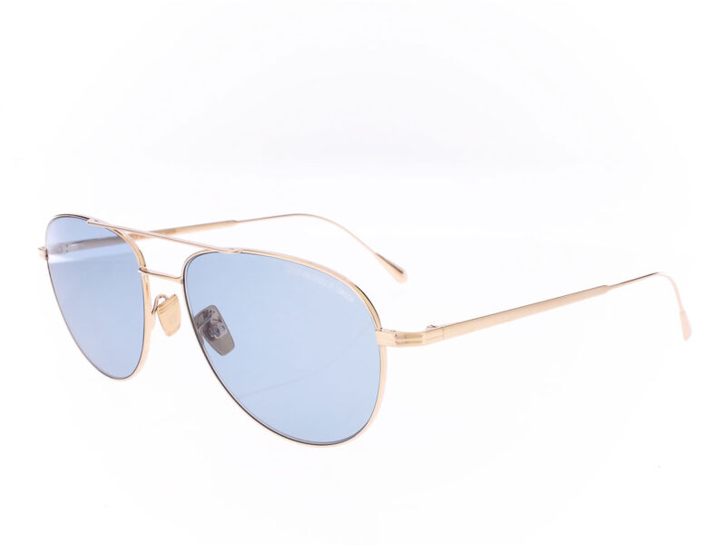 Cutler and Gross Aurum 0002 02 Aviator sunglasses Rose Gold 18K - Rückansicht