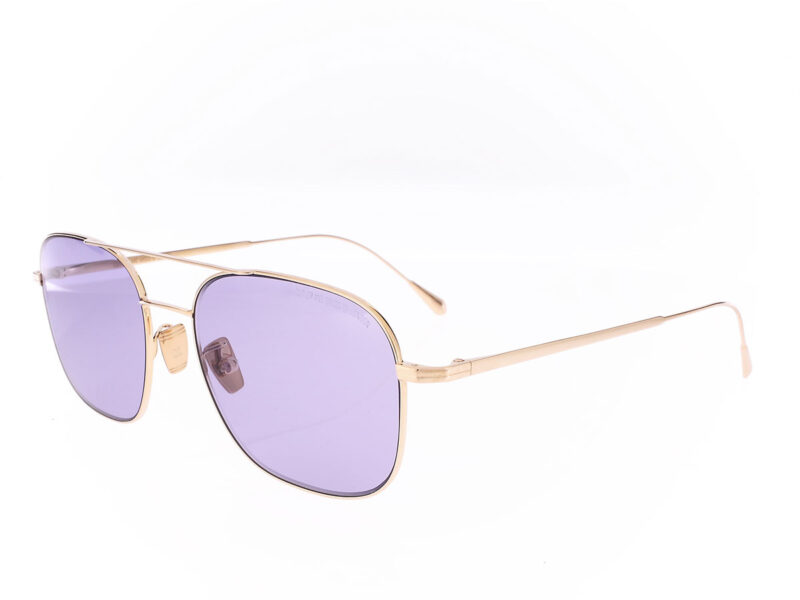 Cutler and Gross Aurum 0003 02 Aviator sunglasses Rose Gold 18K - Rückansicht