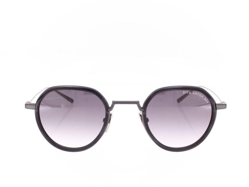 Dita Artoa.82X Black Iron Ink Swirl Antique Silver - Grey