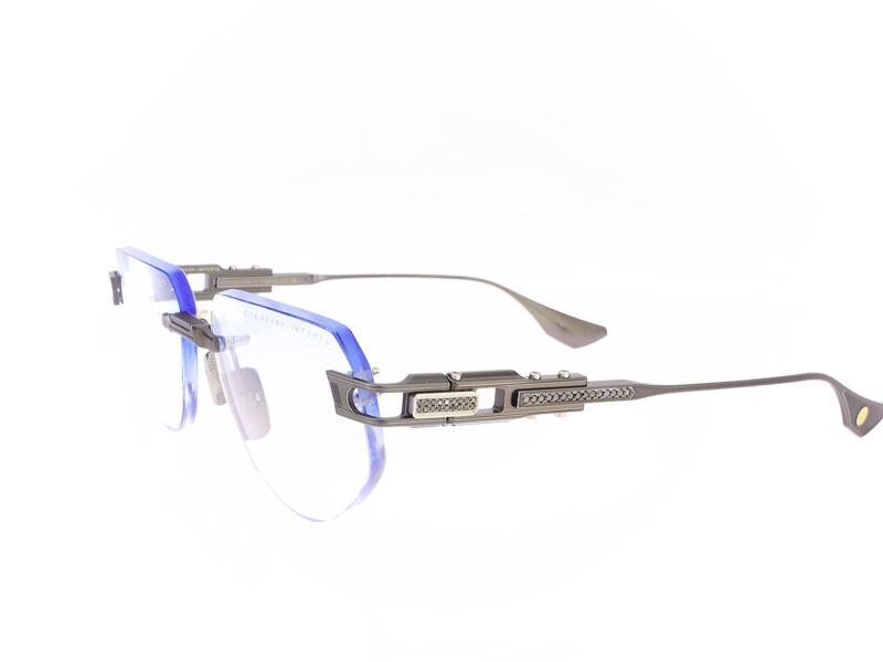 Dita Inovati Grand-Imperyn DTX 164 Brushed Raw Titanium Silver Black Diamant 1/1 - Rückansicht