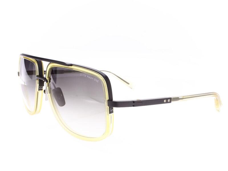 Dita Mach-One Matte Black Vintage Clear - Rückansicht