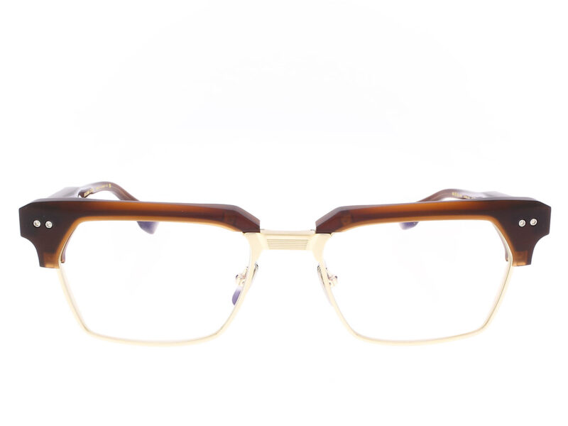 Dita Statesman-Seven Matte Root Beer - Antique White Gold