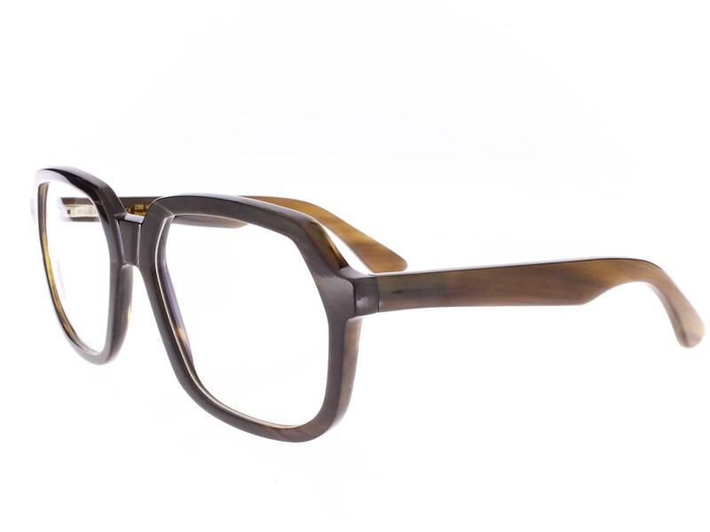 Hoffmann 2385 grauschwarz gestreift braun poliert - Rückansicht