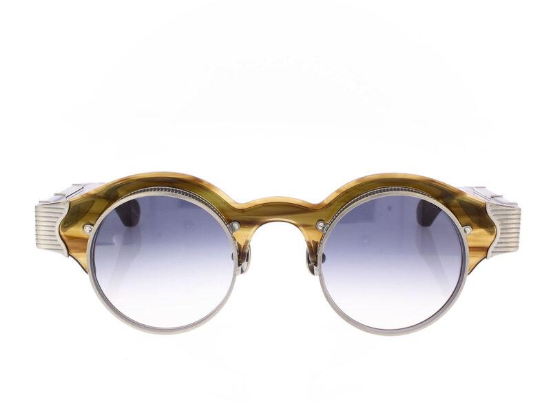 Matsuda 10605H Antique Silver Blue Gradient