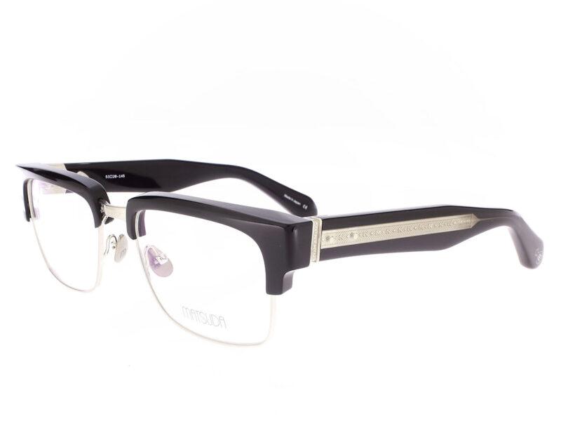 Matsuda M2071 Black Brushed Silver - Rückansicht