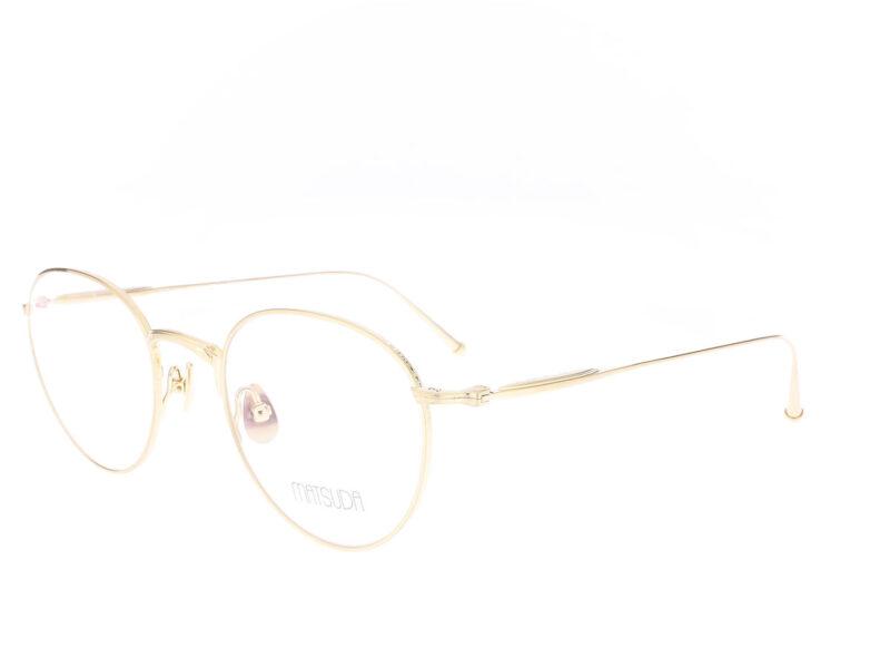 Matsuda M3085 Brushed Gold - Rückansicht