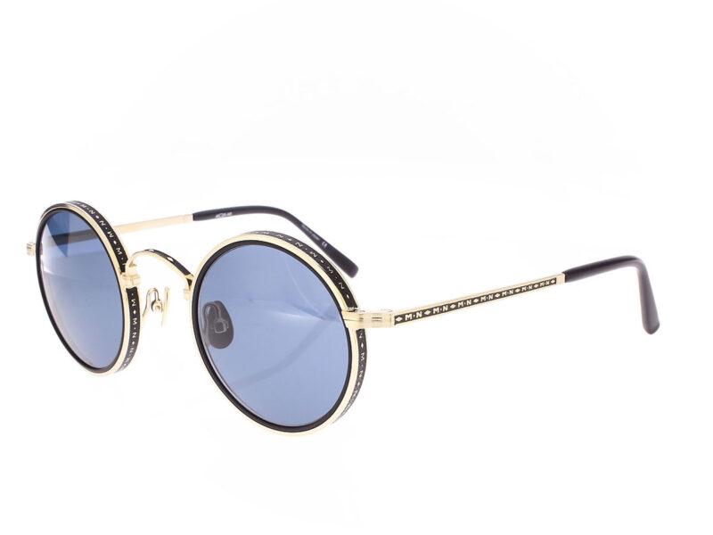 Matsuda M3100-i Brushed Gold Matte Black - Rückansicht