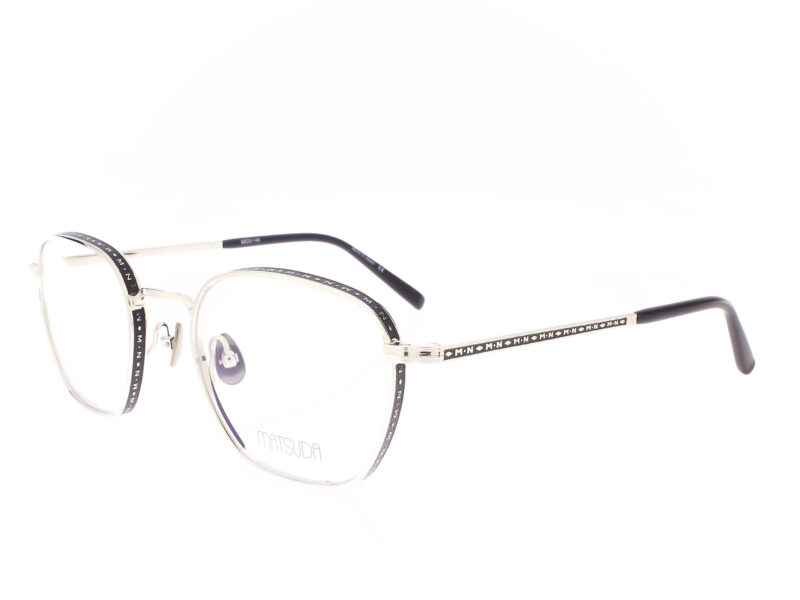 Matsuda M3101 Palladium White - Matte Black - Rückansicht