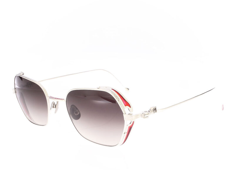 Matsuda M3153 Palladium White Red - Rückansicht
