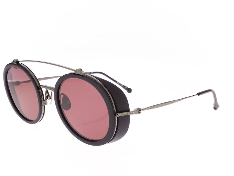 Matsuda M3155 Ruthenium Matte Black Brunello Red - Rückansicht