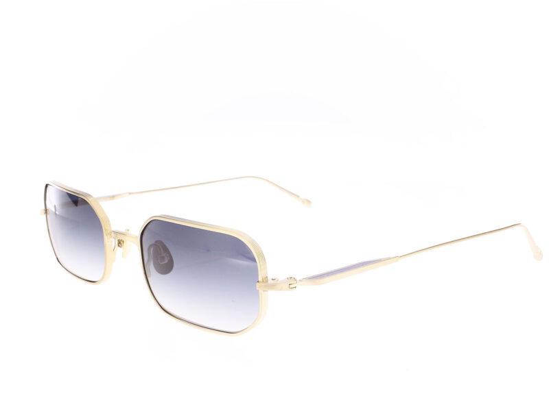Matsuda M3163 Brushed Gold Blue Gradient - Rückansicht