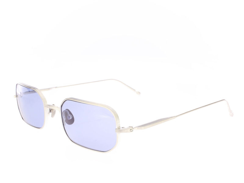 Matsuda M3163 Brushed Silver Cobalt Blue - Rückansicht