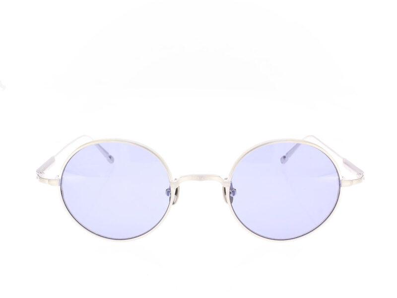 Matsuda M3168 Brushed Silver Cobalt Blue