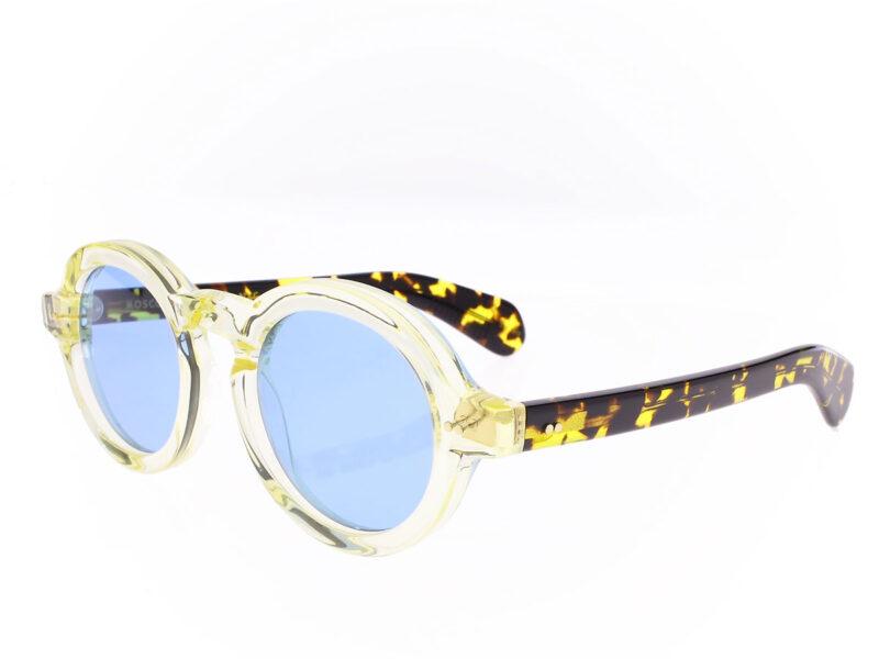 Moscot Foygel Sun citron/tortoise 46-22 - Rückansicht