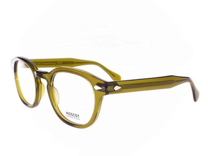 Moscot Lemtosh Olive Brown 49-24 - Rückansicht