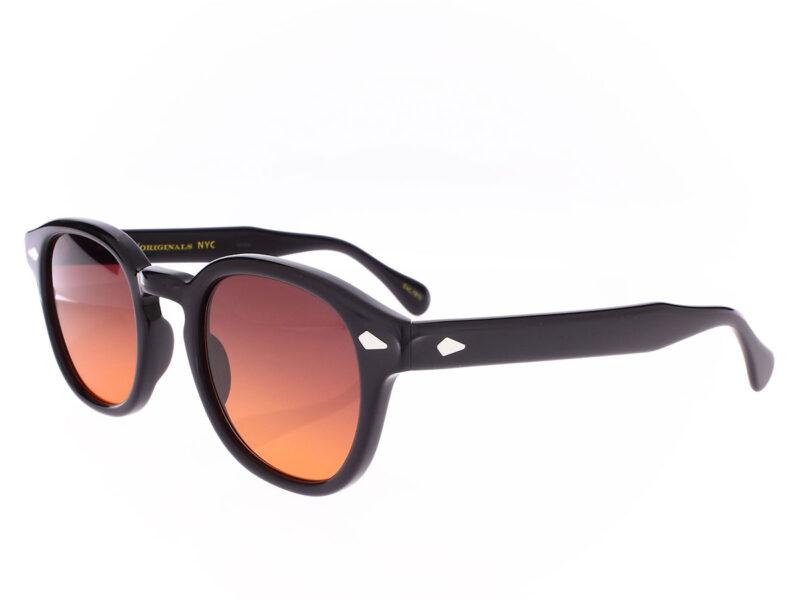 Moscot Lemtosh Base 2 Sun black cabernet 49-24 - Rückansicht