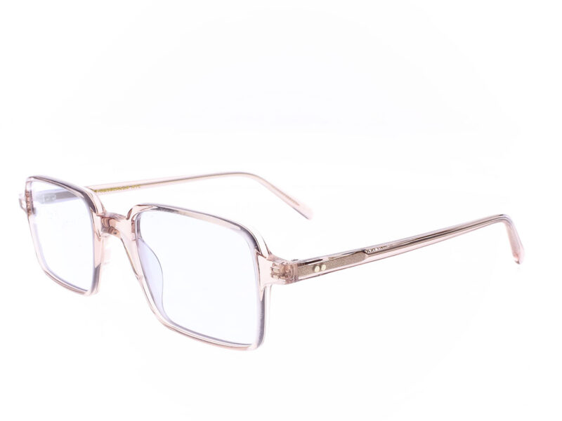 Moscot Shindig Sun Burnt Rose Belair Blue Lens 50-22 - Rückansicht