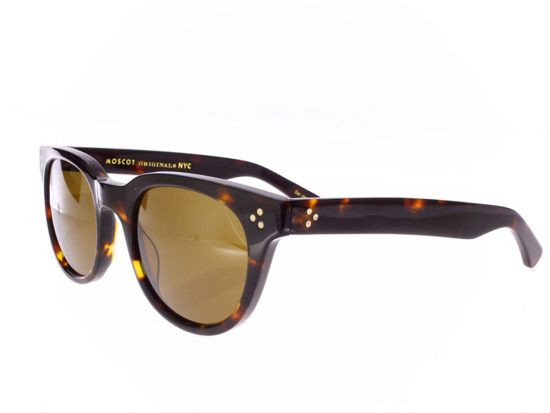 Moscot Vilda Sun Tortoise Cosmitan Brown Lens 51-22 - Rückansicht