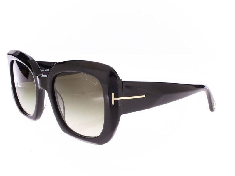 Tom Ford Carla glänzend schwarz FT1220 01B - Rückansicht