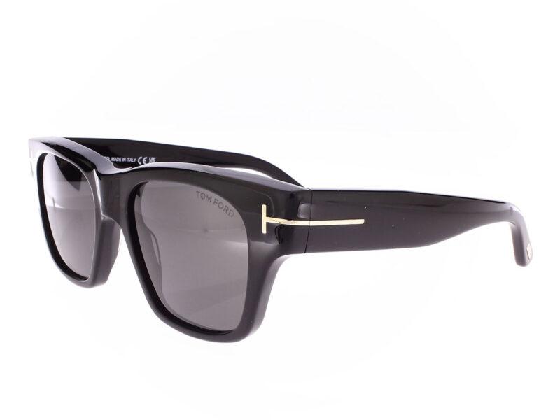 Tom Ford Caine schwarz glänzend FT1280 01A - Rückansicht