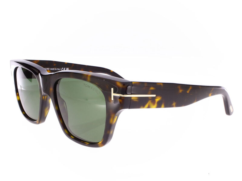 Tom Ford Caine dunkel havanna FT1280 52N - Rückansicht