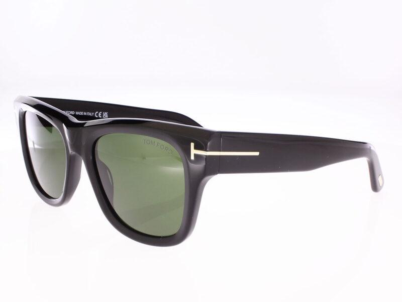 Tom Ford Finn glänzend schwarz FT1304 01N - Rückansicht