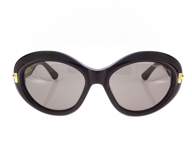 Tom Ford glänzend schwarz FT1328 01A Icon Collection