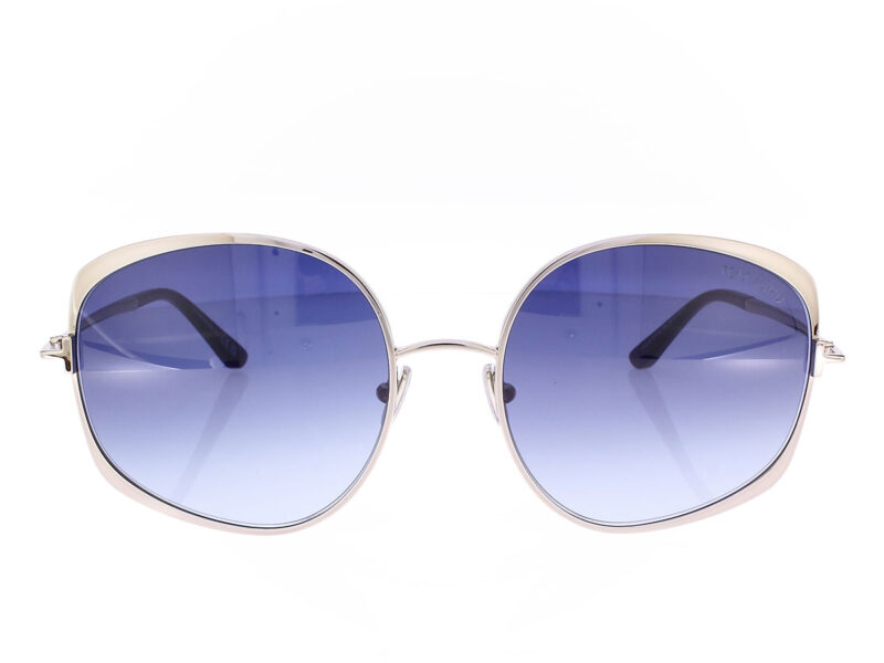 Tom Ford Abbey glänzendes helles Ruthenium FT1349 14W