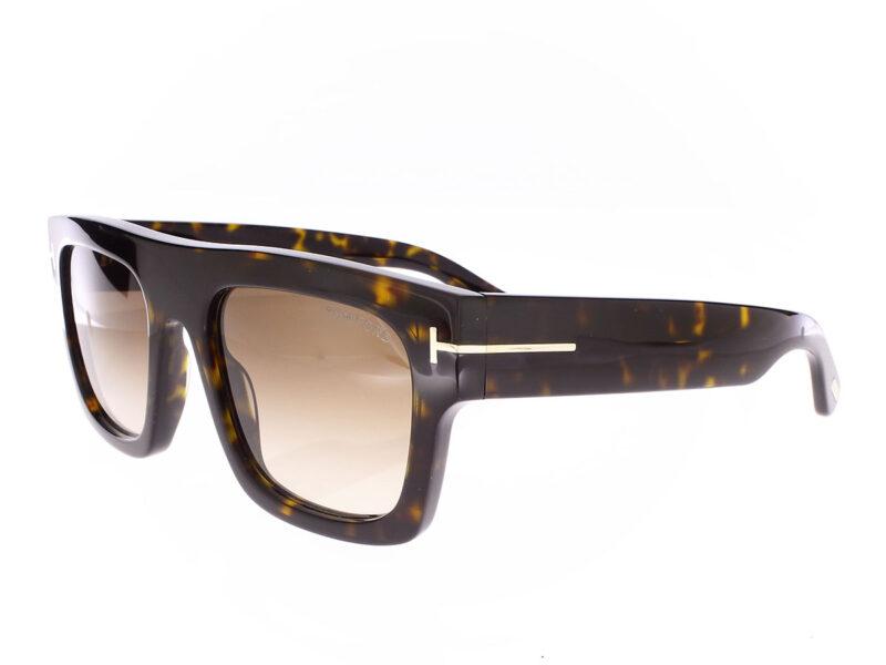 Tom Ford Fausto dunkel havanna FT0711 52F - Rückansicht